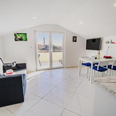 Sleek and Stylish Umag Apartments with Sea View - Two Bedroom Apartment with Terrace