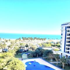 BEACH VALENCIA LUXURY D15-9 Apartment with terrace and sea views with two rooms