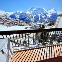 Studio au pied des pistes avec vue imprenable sur la station