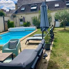 La Paisible - Maison 6 pers piscine - Le Mans centre