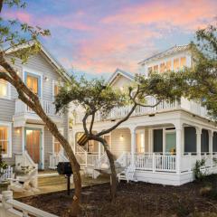 Seaside 75 ft ACROSS from BEACH 4 BR & Bikes Main House and Carriage House