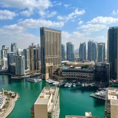 Fav 2-Bedroom by The Beach in JBR Bahar with stunning Marina View