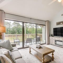 Bright Sunset Beach Condo with Golf Course View