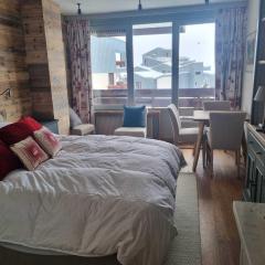 Studio cosy, balcon sud-ouest, Tignes, 2 pers, confortable - FR-1-449-192