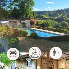 "Les Tournesols" piscine, campagne, idéal familles