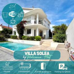 Villa Solea, piscine et Méditerranée Titre fr