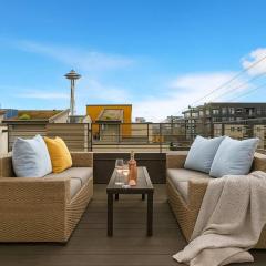 Near Space Needle Climate Pledge Roof Deck