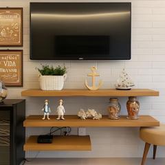 Luxuoso apto resort pé na areia