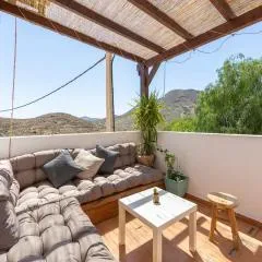 Casa entre volcanes y sal