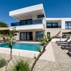 Villa Mirakul, new modern villa with swimming pool, close to the beach, children playroom, quiet area- by TRAVELER tourist agency Krk - ID 2680