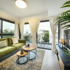 Stylish 2BR Apt w Balcony 5 min From Tel Aviv Port