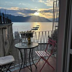 With your feet in the lake