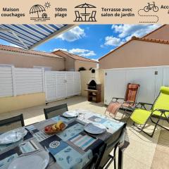 Maisonnette lumineuse, 200m plage, parking privatif - FR-1-231-328