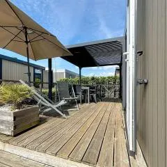 Mobil-home Grand Confort 4 pers, 2 chambres, 1 sdb, clim, terrasse & parking, à 200m de la plage - FR-1-361A-2