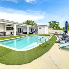 Outdoor Oasis with Games Sleek Hollywood Home!