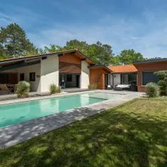 Villa Contemporaine 14 Pers. avec Piscine Chauffée et Jardin - Dune du Pyla et Plages à Proximité - FR-1-319-512