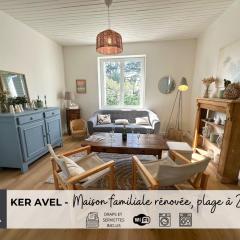 KER AVEL - Maison familiale renovee proche plage