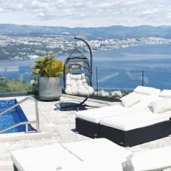 Villa White Pearl Opatija Luxury Stay with Pool and Sea View