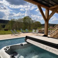 Chalet PLUME D'EAU - jacuzzi, piscine et pétanque