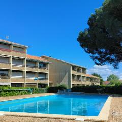 L'Ostréa T2 avec piscine et parking face plage
