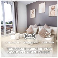 Hyper center - Proche RER & METRO - 3,4 people