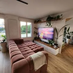 Duplex balneo cosy proche CDG et Stade de France
