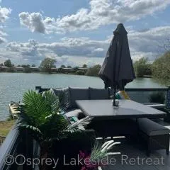 Lakeside Retreat 2 with hot tub and fishing peg at Tattershall Lakes Country Park