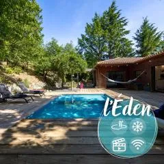 L'Éden - Maison d'architecte, Climatisée, Piscine, Home Cinéma