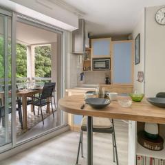 Appart à 100m de la plage - piscine pour 4