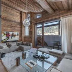 Chalet à Megève avec Wellness: 6 adultes, 4 enfants, ascenseur, terrasse, cheminée, accès sauna/piscine - FR-1-569-56