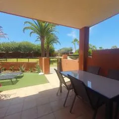 Sotavento Tejita, terrace and beach