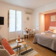 Studio Blvd Carnot 10 min Palais Festivals - Balcony & AC