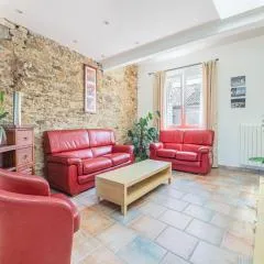 Character house with swimming pool in village, cleaning included