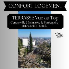 Appartement Vue Imprenable, Spacieux et Chic Le Havre, 1 chambre, 1 baignoire, capacité 2 personnes ou famille 3 personnes