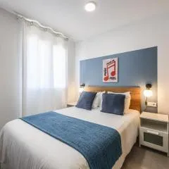 Acogedor estudio a metros de la playa, con zonas comunes y terraza 3B