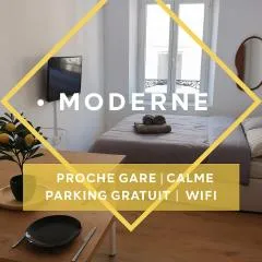 Studio Neuf et Moderne St-Dié - Calme - Wifi - 2 min Gare - Parking Gratuit Proche
