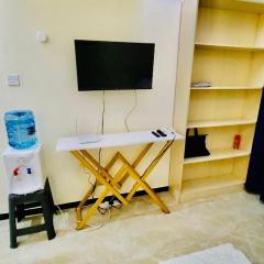 Elegant cozy two bedroom apartment with swimming pool well equipped gym ample parking space, children playing ground and amazing city views