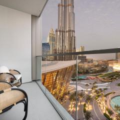 2BR Walk to Burj Mall & Opera Pool View