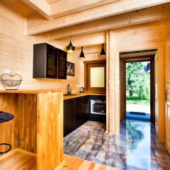 Domki Janosik - Prywatny stylowy domek w górach, przyjazny psom, ogrodzony ogród