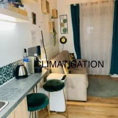 Paris studio cosy climatisé
