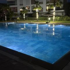 bel appartement avec piscine résidence taflout immioudar taghazout agadir