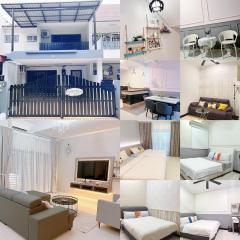 Sitiawan 2-storey 4room5BedsWifi 10pax near Jetty