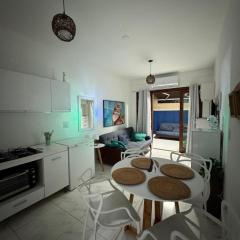 flat som do mar - tombo - guarujá