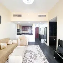 1BR Apartment in RAK with Lagoon View Balcony