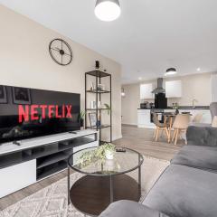 2 bed free parking Mcr apartment by City SuperHost