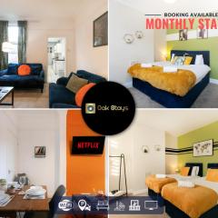 Monthly Deals l Special Retreat l Fosse Road North l Oak Stays Short Lets & Serviced Accommodation Leicester - Free WIFI Available