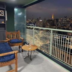 Ed Brasil apto Resort com garagem, AC no 17 andar