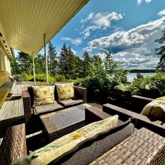 Waterfront house with sun all day