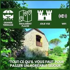 La Sagnarde Loubressac Terrasse intime