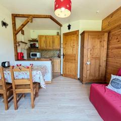 Studio cosy skis aux pieds avec parking, animaux acceptés - FR-1-505-230
